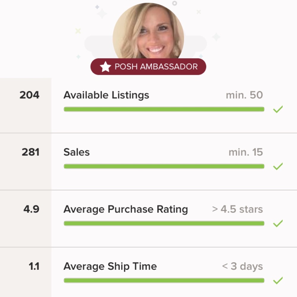 Shop with confidence from a Posh Ambassador!